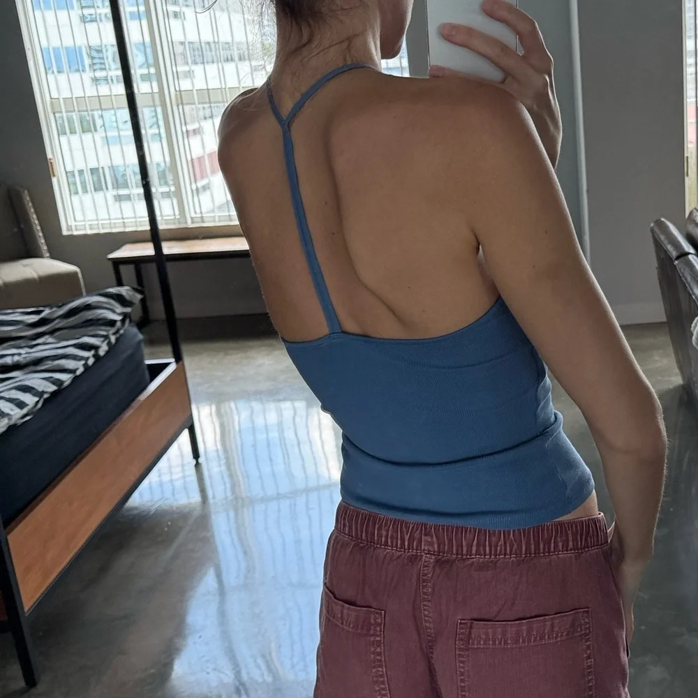 Zara Halter Neck Open Back Tank Top - Picture 8 of 8